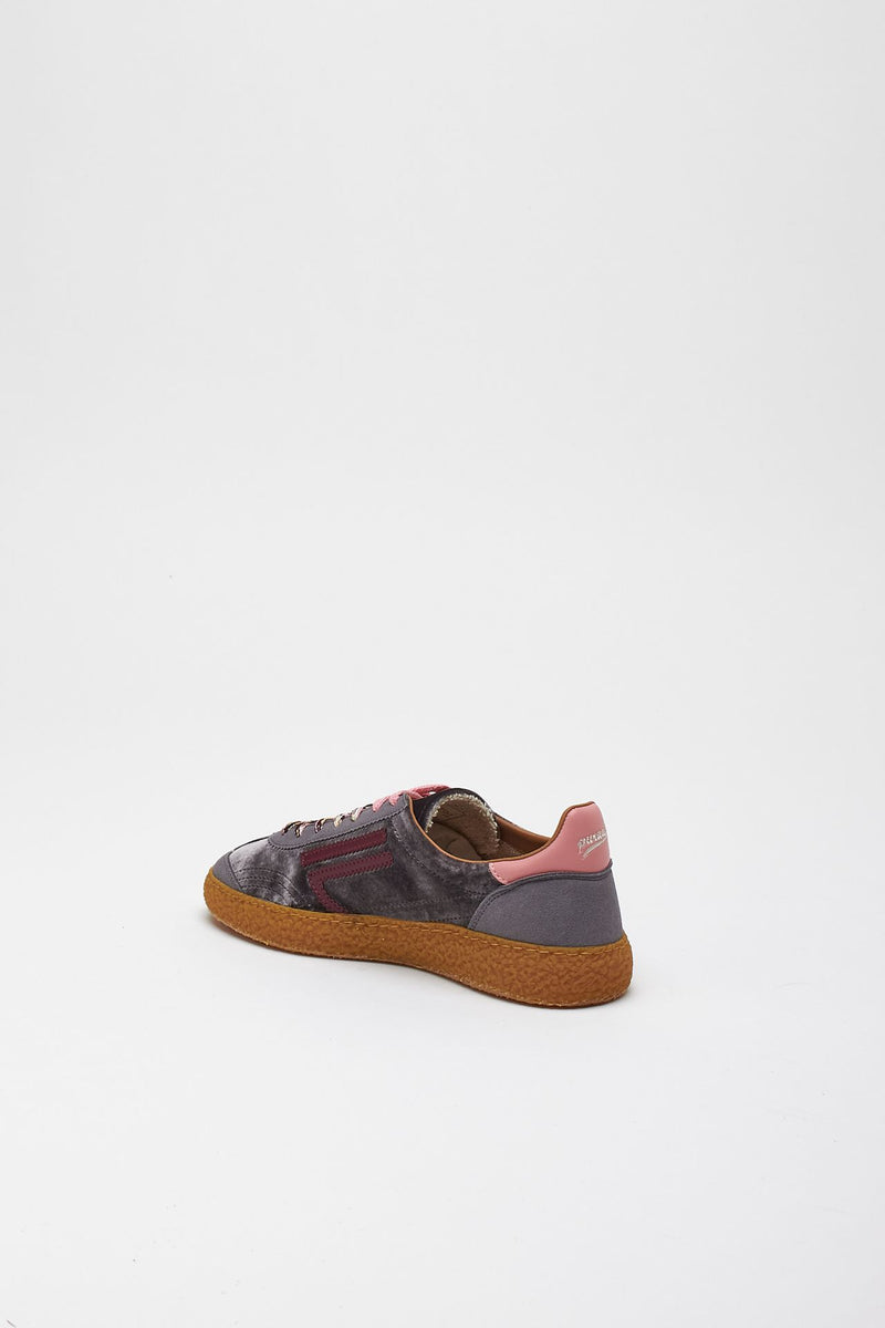 Sneakers 6.01 XS ﻿in velluto e microsuede grigio donna Puraai - 4