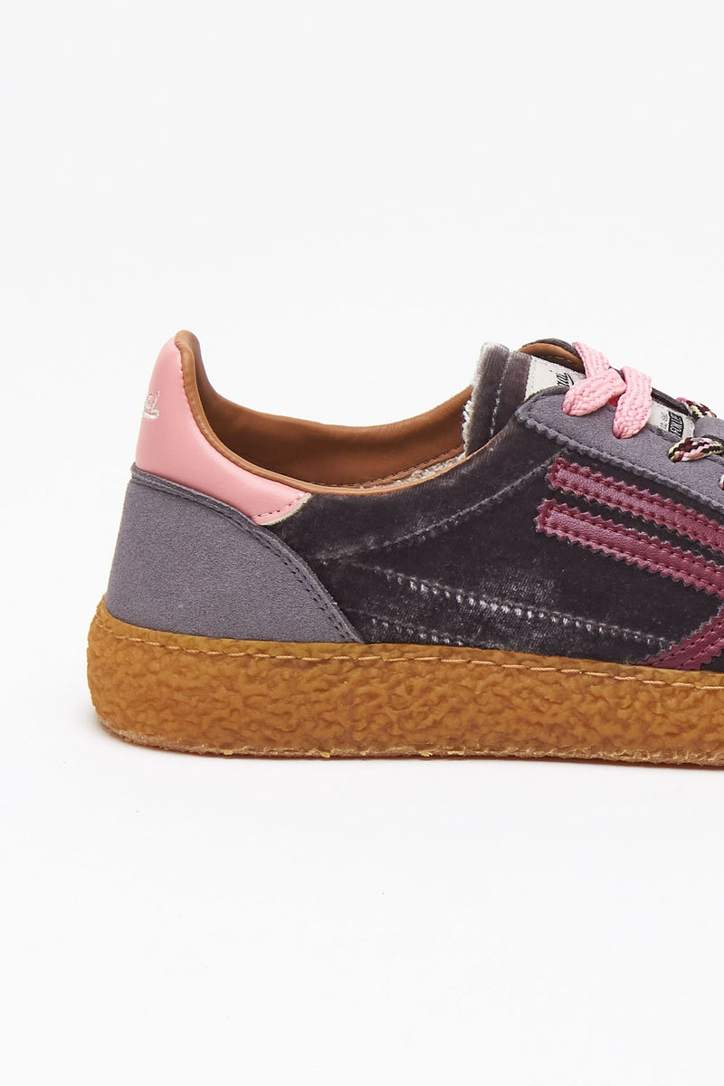 Sneakers 6.01 XS ﻿in velluto e microsuede grigio donna Puraai - 6