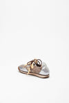 Sneakers 6.02 PANTHER ﻿in velluto e microsuede beige argento donna Puraai - 3