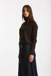 Dolcevita in lana rasata testa moro donna Scaglione - 1