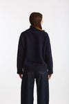 Dolcevita morbida blu donna Scaglione - 3