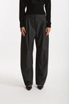 Pantalone morbido antracite donna Ermanno firenze - 2