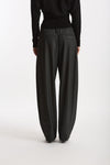 Pantalone morbido antracite donna Ermanno firenze - 3