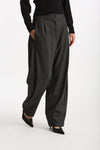 Pantalone morbido antracite donna Ermanno firenze - 5
