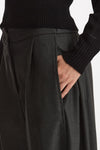 Pantalone morbido antracite donna Ermanno firenze - 6