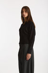 Maglia polo slim nero donna Ermanno firenze - 3