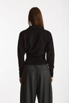 Maglia polo slim nero donna Ermanno firenze - 4