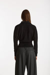 Maglia polo slim nero donna Ermanno firenze - 5