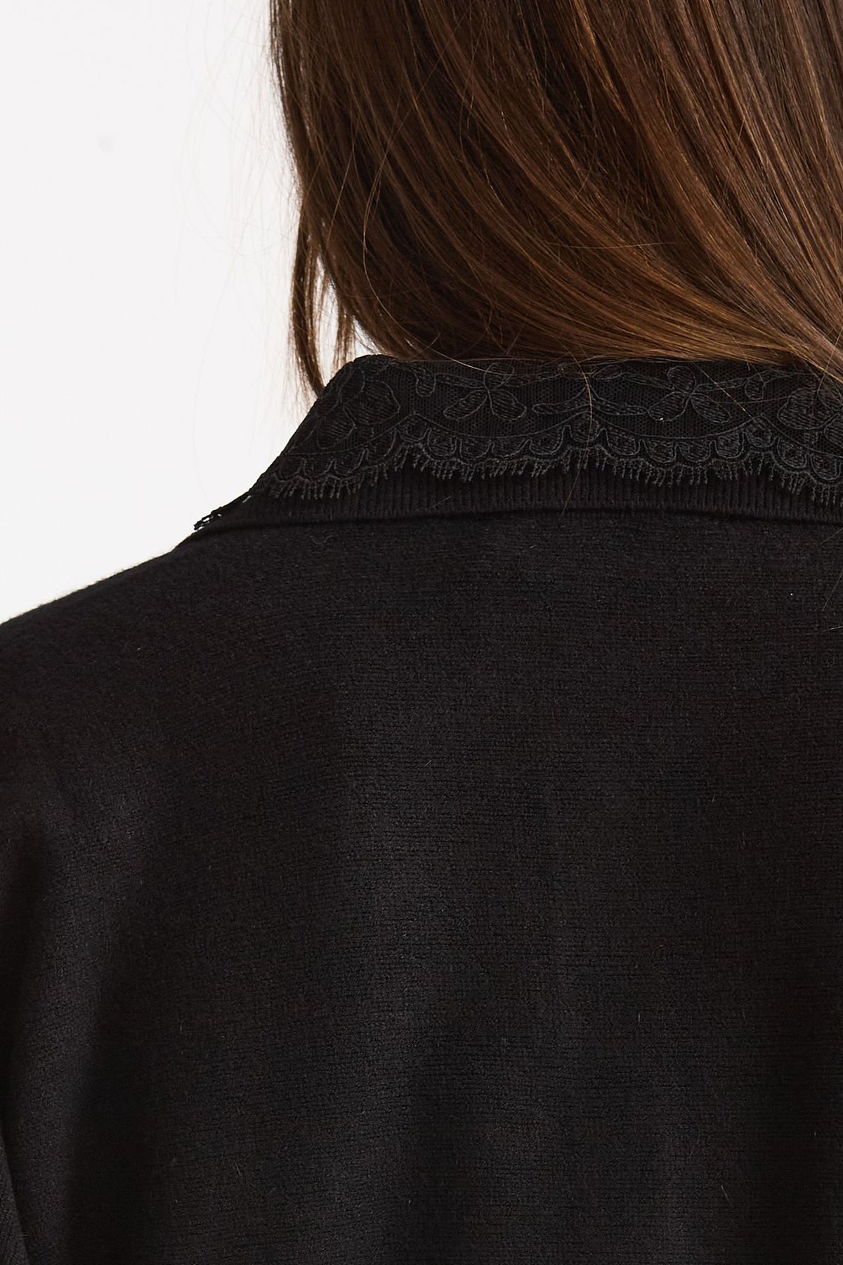 Maglia polo slim nero donna Ermanno firenze - 2