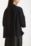 Camicia fluida nero donna Ermanno firenze - 7