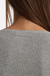 Maglia body girocollo grigio donna Ermanno firenze - 3