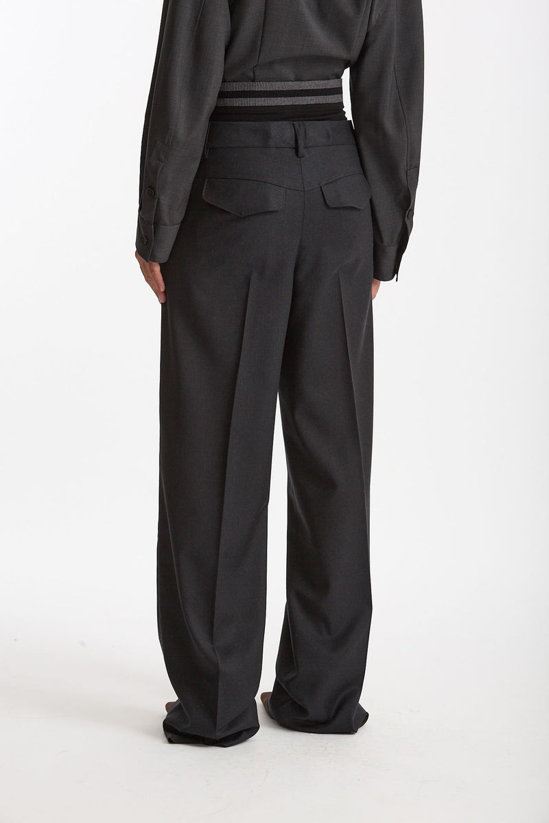 Pantalone ampio VITTI antracite donna Seafarer - 4