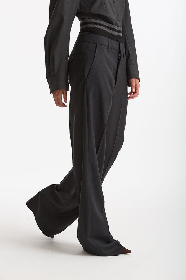Pantalone ampio VITTI antracite donna Seafarer
