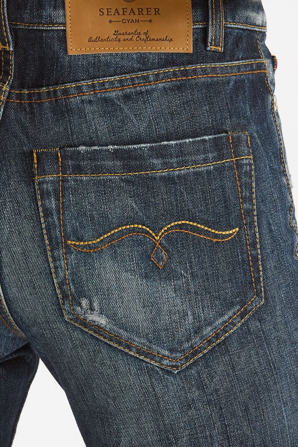 Jeans a zampa JULIET Vita alta donna Seafarer - 5