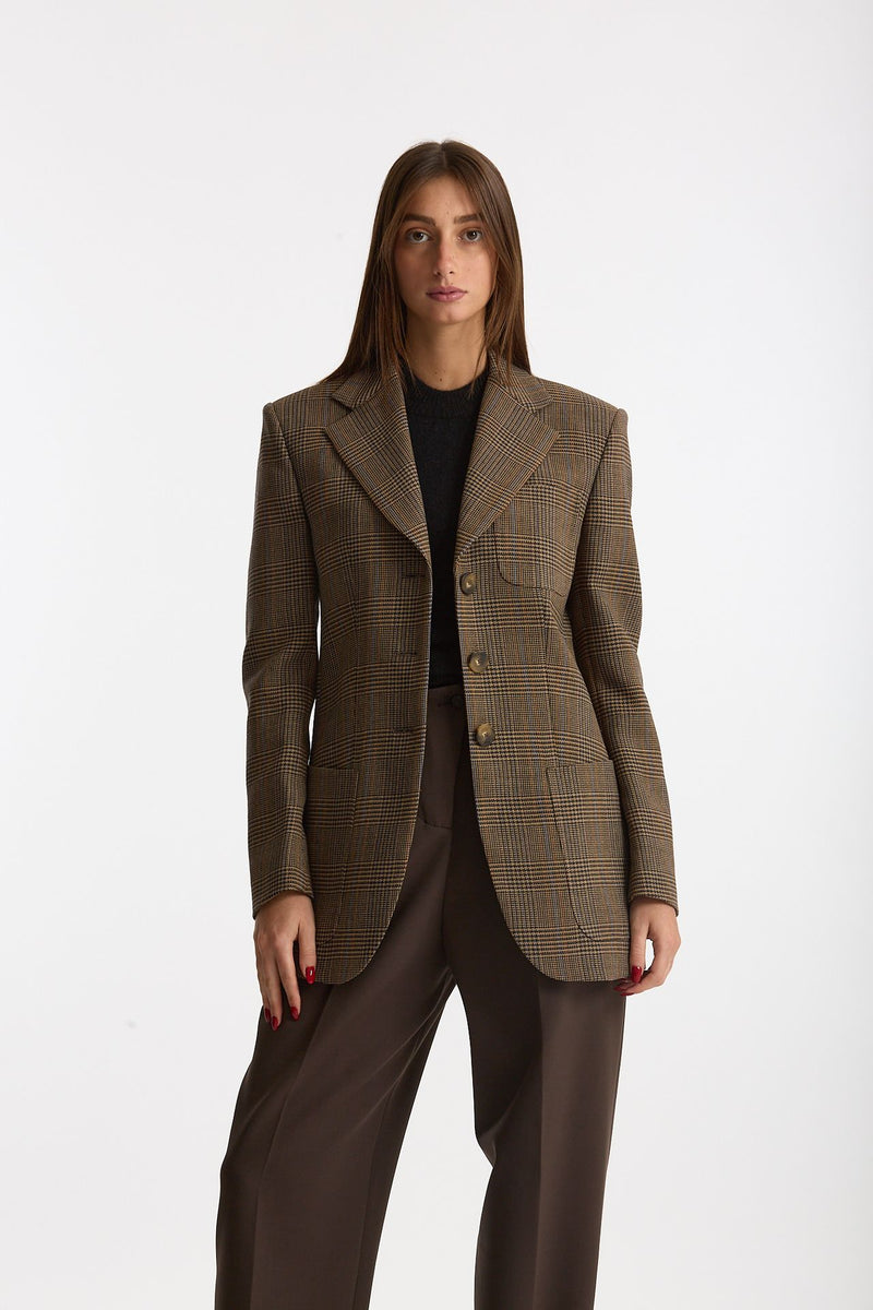 Giacca monopetto AGNES Principe di Galles donna Seafarer - 1