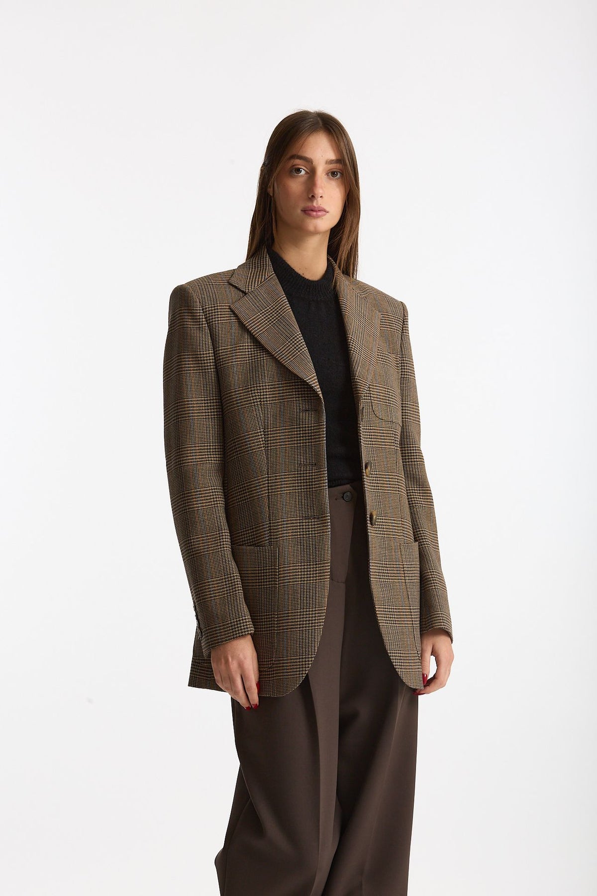 Giacca monopetto AGNES Principe di Galles donna Seafarer - 4