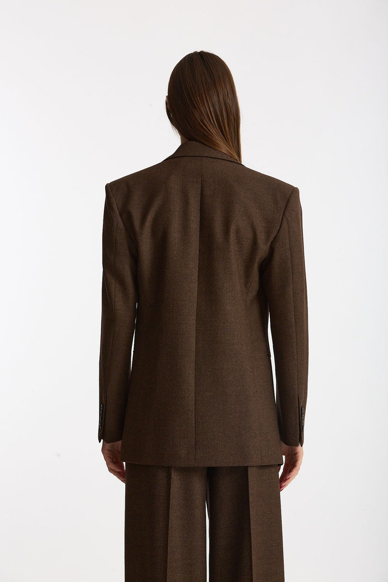 Giacca monopetto ASTRO marrone donna Seafarer - 4