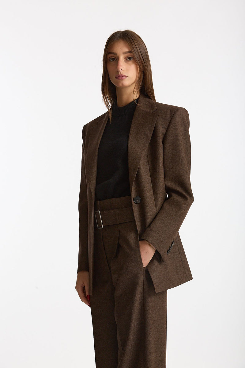 Giacca monopetto ASTRO marrone donna Seafarer - 5