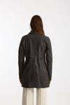 Soprabito in pelle grigio donna Myskin - 3