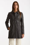 Soprabito in pelle grigio donna Myskin - 4