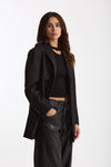 Blazer over in lana CEARA nero donna Tagliatore - 1