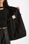 Blazer over in lana CEARA nero donna Tagliatore - 5