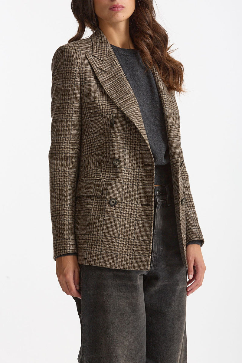 Blazer regular PARIGI principe di Galles donna Tagliatore - 4