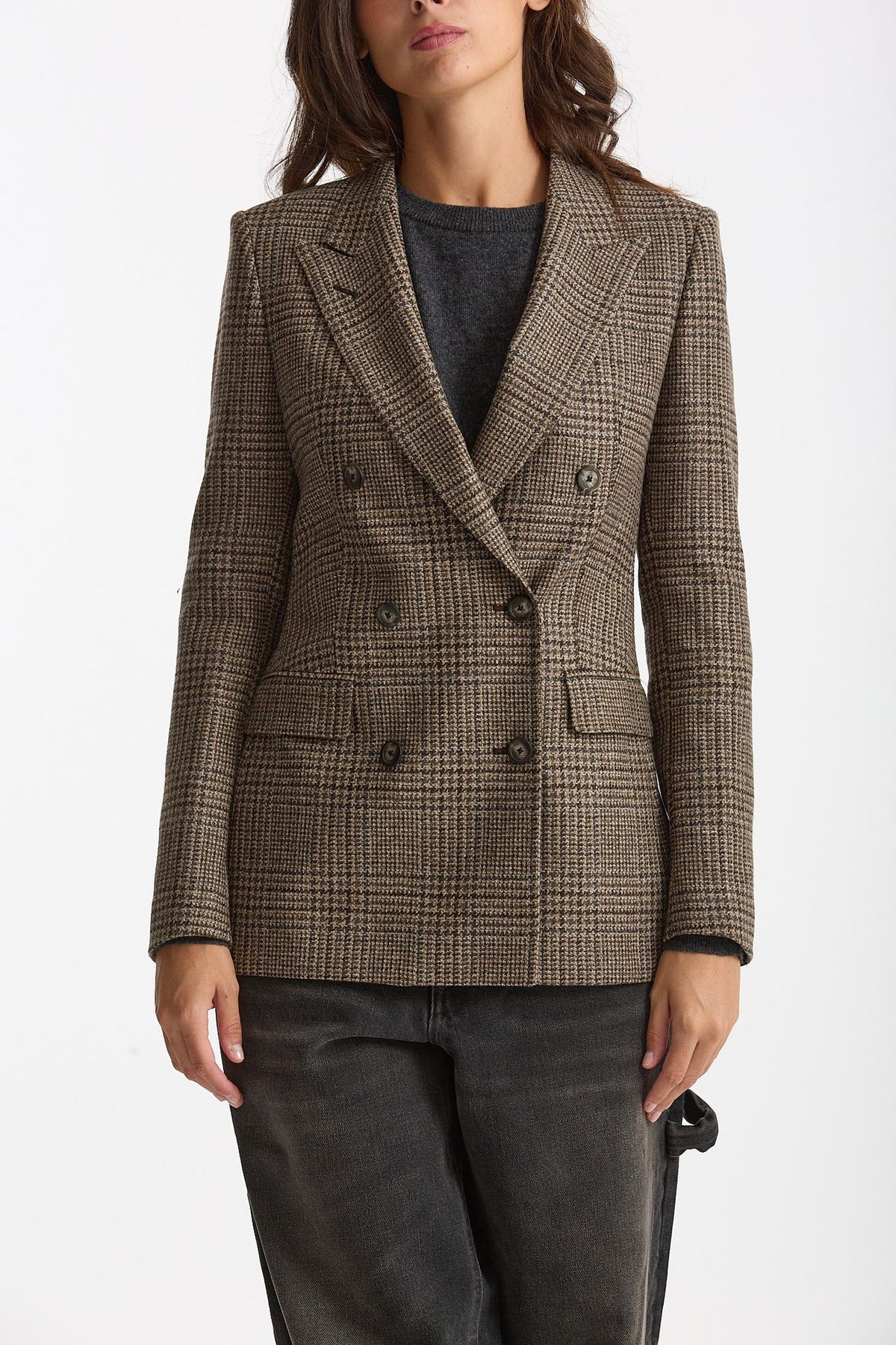 Blazer regular PARIGI principe di Galles donna Tagliatore - 7