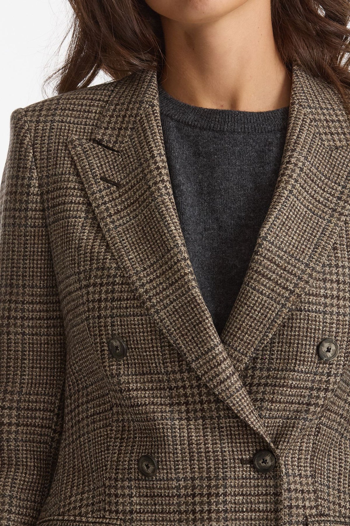 Blazer regular PARIGI principe di Galles donna Tagliatore - 2