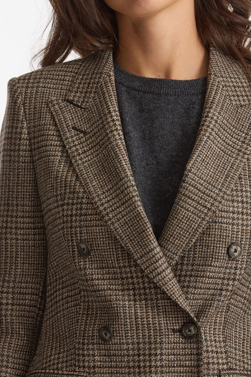 Blazer regular PARIGI principe di Galles donna Tagliatore - 2