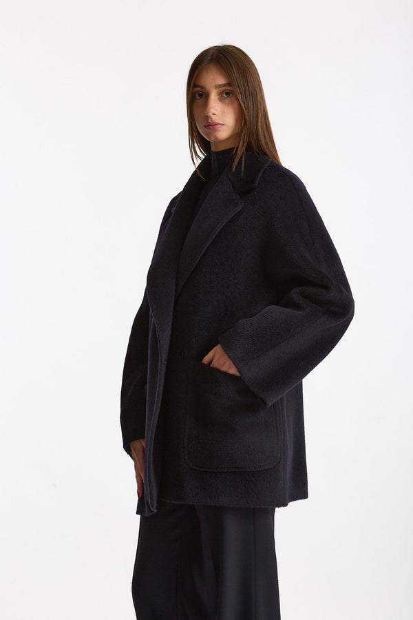 Cappotto over DENISE blu donna Tagliatore
