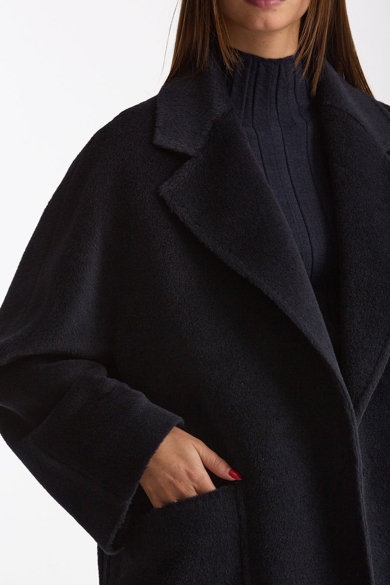 Cappotto over DENISE blu donna Tagliatore - 5