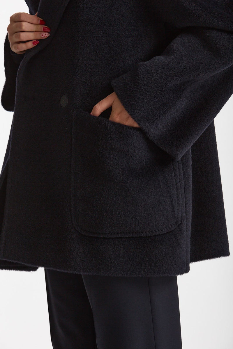 Cappotto over DENISE blu donna Tagliatore - 7
