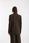 Tailleur doppiopetto T-JASMINE marrone e nero donna Tagliatore - 5