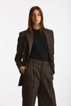 Tailleur doppiopetto T-JASMINE marrone e nero donna Tagliatore - 7