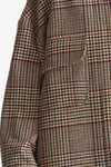 Camicia over in principe di Galles scozzese donna Federica tosi - 5