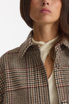 Camicia over in principe di Galles scozzese donna Federica tosi - 6