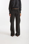 Pantalone con sormonto antracite donna Federica tosi - 1