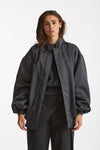 Bomber over grigio antracite donna Federica tosi - 3