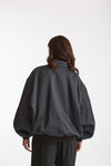Bomber over grigio antracite donna Federica tosi - 5