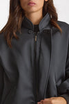 Bomber over grigio antracite donna Federica tosi - 2