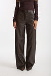 Pantalone stampa cocco marrone testa moro donna Federica tosi - 2