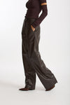 Pantalone stampa cocco marrone testa moro donna Federica tosi - 1