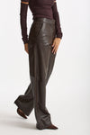 Pantalone stampa cocco marrone testa moro donna Federica tosi - 3