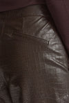 Pantalone stampa cocco marrone testa moro donna Federica tosi - 5
