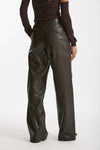 Pantalone stampa cocco marrone testa moro donna Federica tosi - 6