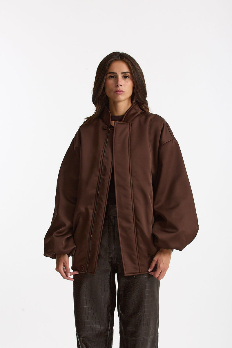Bomber over marrone donna Federica tosi - 1