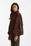 Bomber over marrone donna Federica tosi - 3