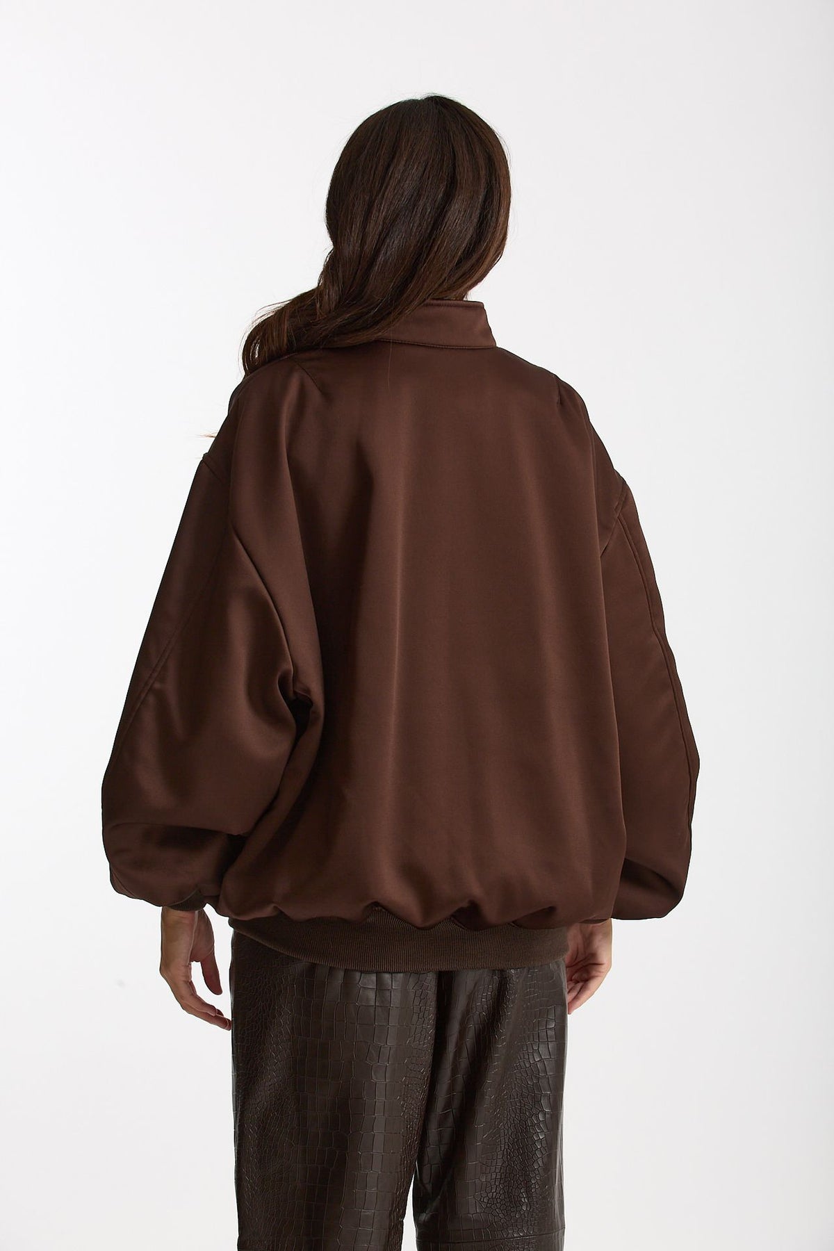 Bomber over marrone donna Federica tosi - 4