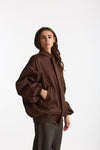 Bomber over marrone donna Federica tosi - 5